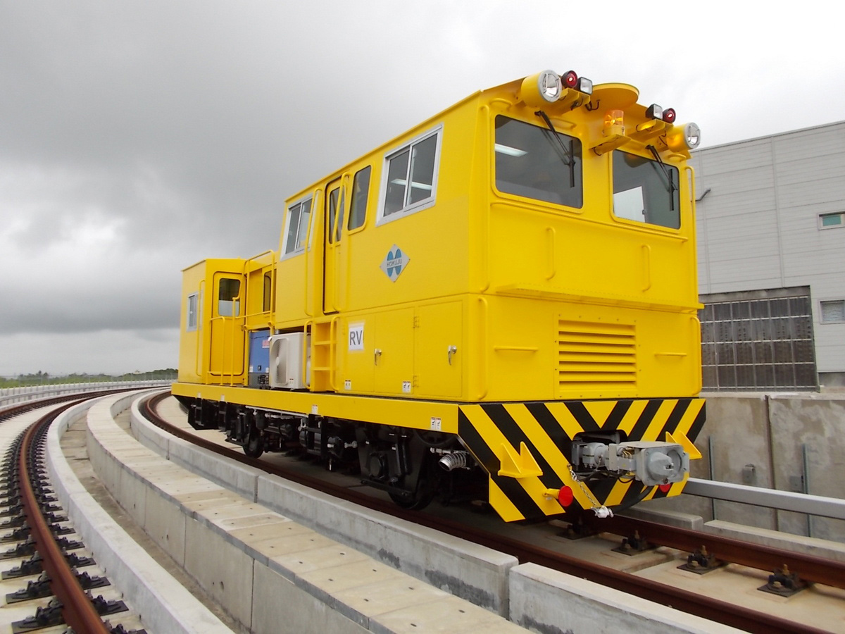 Rail inspection vehicle (RIV) is delivered to Taiwan airport railway ...