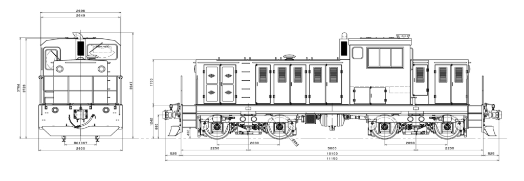 貨車牽引用45ｔ機関車